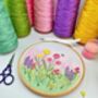 Spring Flower Garden Embroidery Kit, thumbnail 12 of 12