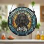 Cocker Spaniel Black Memorial Suncatcher, thumbnail 5 of 6