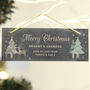 Personalised Christmas Reindeer Slate Sign, thumbnail 2 of 3