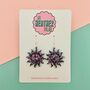 Sun Glitter Earrings *More Colours Available*, thumbnail 2 of 2
