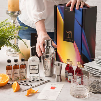 Negroni Cocktail Gift Box With Two Crystal Tumblers, 3 of 5