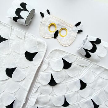 White Snowy Owl Costume For Children And Adults, 3 of 7