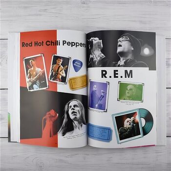 90's Music Decade Personalised Gift Music Lover Book, 2 of 9