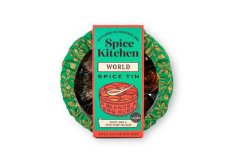 World Tin And Signed Spice Kitchen Cookbook, 2 of 8