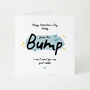 Personalised Valentine’s Day Card From The Bump To Daddy, thumbnail 2 of 6