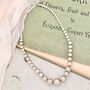 Graduated Sterling Silver Ball Bead Necklace, thumbnail 3 of 4