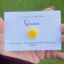 Gold Star Congratulations Personalised Gift With Citrine Star, thumbnail 2 of 5