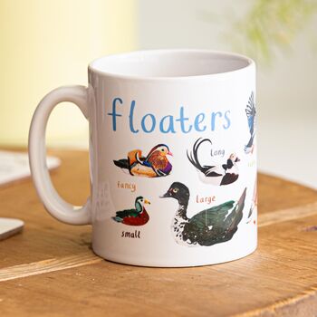 Set Of Four Mugs: Shags, Hooters, Floaters And Honkers, 8 of 11