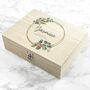 Personalised Floral Bridesmaid Keepsake Box, thumbnail 5 of 12