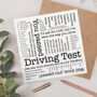 Driving Test Congratulations Card You Passed, thumbnail 1 of 5
