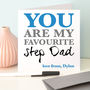 Personalised 'Favourite Step Dad' Card, thumbnail 1 of 3