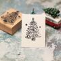 Christmas Gift Wrapping Rubber Stamp, thumbnail 1 of 2