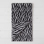 Zebra Lambswool Reversible Scarf, thumbnail 7 of 12