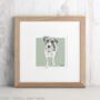 Personalised Pet Dog Lover Portrait, thumbnail 10 of 12