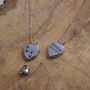 Personalised Heart Pet Urn, Ashes Necklace, thumbnail 1 of 7