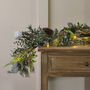 Pre Lit Mixed Autumn Leaves Garland, thumbnail 1 of 5