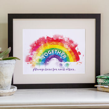 Family Rainbow Print Personalised, 4 of 7