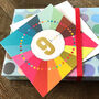 Colourful Cloud 9th Birthday Card, thumbnail 4 of 5