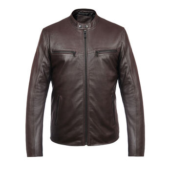 Mens' Sheepskin Luxury Leather Jacket, 10 of 10