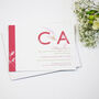 Initial Letters Floral Wedding Invitation Set, thumbnail 1 of 6