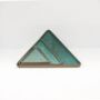 Hic Ceramics Set Of Three Handmade Triangle Plate, thumbnail 4 of 6
