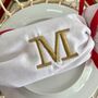 Embroidered Monogram Fabric Christmas Crackers, thumbnail 3 of 5