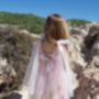 Athena In Blush Party Or Flower Girl Dress, thumbnail 2 of 8