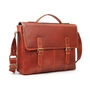 Men's Leather Rugged Satchel Bag Briefcase Gift, thumbnail 10 of 10