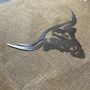 Highland Bulls Head Metal Wall Art Plaque, thumbnail 11 of 12