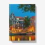 A5 Hardback Notebook Featuring An Amsterdam Night View, thumbnail 4 of 4