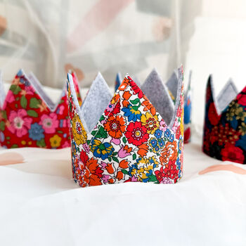 Liberty Print Dog Birthday Crown, 5 of 7