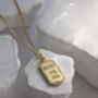 Ride Or Die 18 K Gold Plated Pendant Necklace, thumbnail 4 of 5