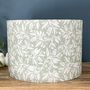 Oxford Green Botanical Leaves Drum Lampshades, thumbnail 8 of 9