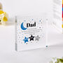 Personalised Star Plaque Keepsake Gift For Dad, thumbnail 1 of 6
