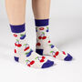Bamboo Socks | Blueberry Socks | Cherry Socks | Fruit Socks | Novelty, thumbnail 2 of 5