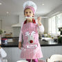 Personalised Reindeer Apron And Chef Hat Set, thumbnail 1 of 6