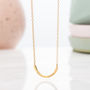 Personalised Curve Necklace, thumbnail 9 of 11