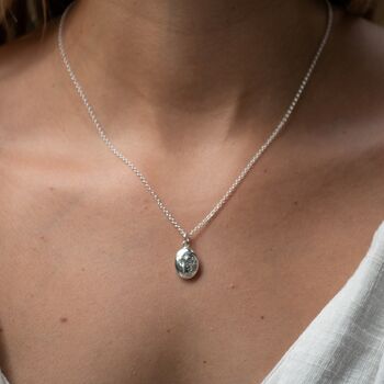 Tiny Celestial Locket Necklace, 6 of 12