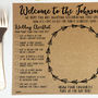 Personalised A4 Wedding Games Placemat Activity Sheet, thumbnail 2 of 5