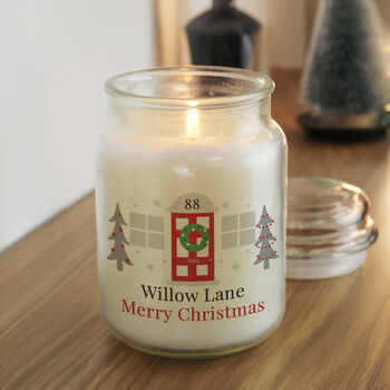 Personalised Family Home Christmas Candle Jar, 2 of 4