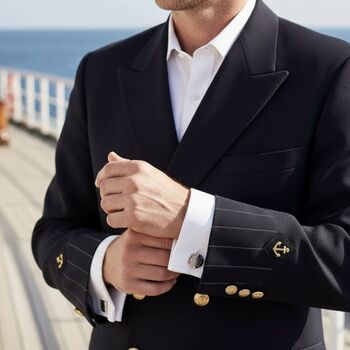 Personalised Porthole Sailing Cufflinks, 2 of 9