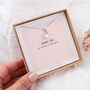 Personalised 'Bridesmaid Thank You' Necklace, thumbnail 1 of 3
