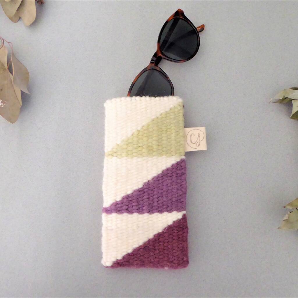 Handwoven Glasses Case By Catherine Jane Weaving