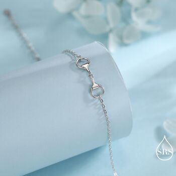 Snaffle Bit Bracelet In Sterling Silver, 3 of 12