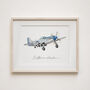 Personalised Plane Portrait, Father's Day Gift For Dad, thumbnail 5 of 12