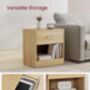 Set Of One/Two Bedside Table With Drawer End Table, thumbnail 7 of 12
