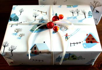 Snow Scene Wrapping Paper, 5 of 5