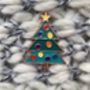 Christmas Tree Enamel Pin, thumbnail 1 of 5