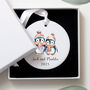 Personalised Penguin Christmas Ceramic Decoration, thumbnail 2 of 4