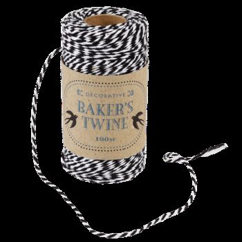 Full Spool Bakers Twine In Black And White, 3 of 3